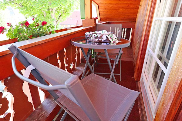 Balkon mit Ausblick zum Schluchsee